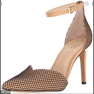 Vinca Camuto Maveena Sweetheart Fishnet Pump